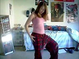 Hot redhead teen strip dance 1fuckdatecom